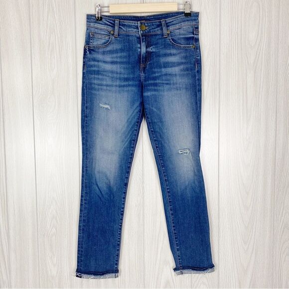 KUT From The Cloth | Catherine Mid Rise Boyfriend Jean Size 6 - Picture 1 of 10